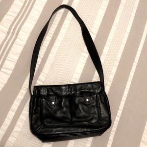 Wilson's black leather shoulder bag